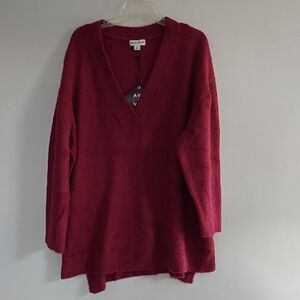 Ava & Viv Soft V-Neck Sweater with Relaxed Fit